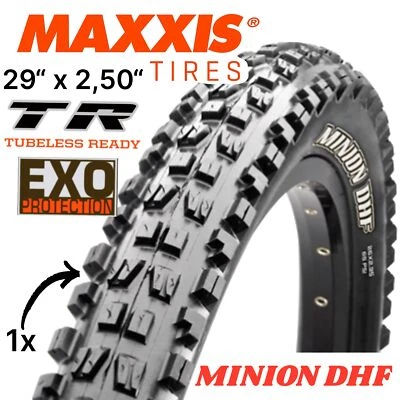 MAXXIS MINION DHF 29x2,5'' WT MTB DH Ebike Fahrrad Falt Reifen ExoTubeless Ready - Bild 1 von 4