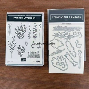 Painted Lavender Stampin Up Stamp Set & Dies Bundle 162594 - Picture 1 of 11