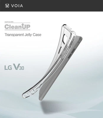 Estuche de gelatina transparente VOIA LG V30 y V30 Plus CleanUP Foto 1 de 4