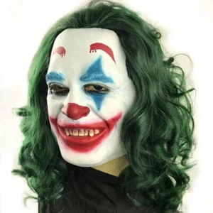 Halloween Black and White Clown Mask - Picture 1 of 3