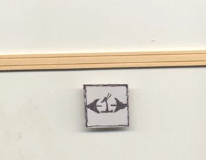 WINDOW & DOOR TRIM #7041 dollhouse Apron Casing 3pc miniature molding 1/12 scale - Picture 1 of 1
