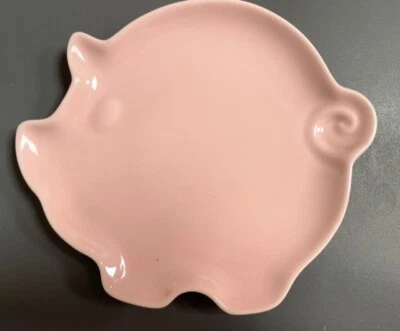 蒂芙尼 Tots 粉色猪儿童盘 很好 Tiffany & Co. — 第 1/2 张图片