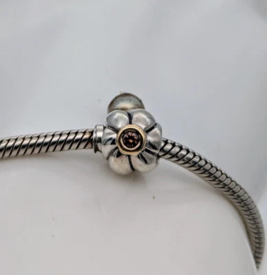 Pandora Charm Armband 925 ALE-14k Gold  für Pandora Armbänder #443 - Bild 1 von 4