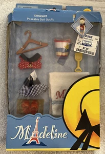 Madeline -Swimsuit & Accessories for Poseable Doll -New - Picture 1 of 6