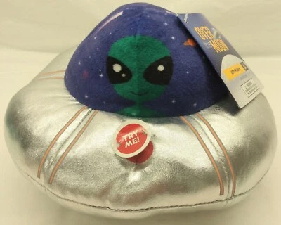 Juguete de peluche OVNI Over The Moon extraterrestre - se ilumina - sonidos - gira - nuevo con etiquetas Foto 1 de 4