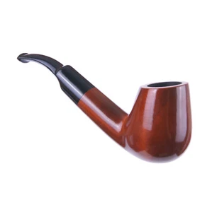 Mr. Brog Workshop Handmade New Tobacco Pipe no. 27 Big Horn Teak Pear Wood Fajka - Imagen 1 de 4