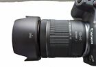 Canon RF 24-105mm f/4-7.1 IS STM Lens with hood, clean