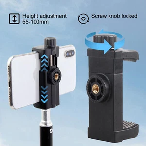 Adaptateur trépied pour smartphone portable type numérique accessoire support téléphone trépied - Photo 1 sur 10