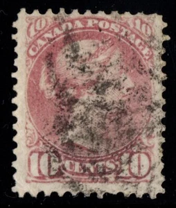 #40 Small Queen 10c Canada used well centered - Picture 1 of 2