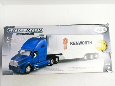Testors KENWORTH T2000 BIG RIGS Semi Truck 1:32 half-done - Image 1 of 4