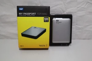 Western Digital WD My Passport 500 GB for MAC Ultra-Portable Hard Drive USB 2.0 - Picture 1 of 4