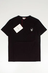 Original Alexander Mcqueen Men Black T Shirt Big Logo On Back Size S H4548-30 - Picture 1 of 6