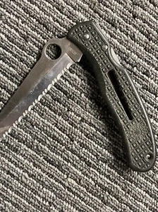 Spyderco Clipit Rescue Pocket Knife Serrated Edge | Seki Japan - Picture 1 of 8