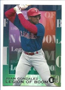 Juan Gonzalez 1996 Emotion-XL Legion Of Boom #3  Texas Rangers - Picture 1 of 2