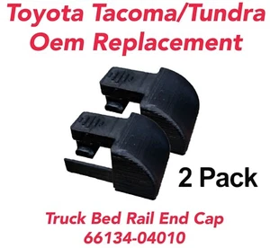 2er-Pack-Ersatz Toyota Tacoma/Tundra Bettschiene Endkappe Modell: 66134-04010 - Bild 1 von 2