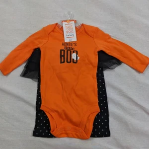 NEU MIT ETIKETT HALLOWEEN CARTER'S JUST ONE YOU AUNTIE'S LITTLE BOO OUTFIT KLEINKIND 3m - Bild 1 von 4