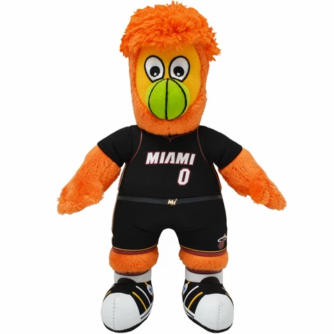 Bleacher Creatures Miami Heat Mascot Burnie 10" Plush Figure Cover