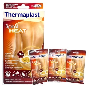 3x Thermaplast Spiral Heat Wärmepflaster / Flexible Wärme-Pads - Gesundheit, NEU - Bild 1 von 3