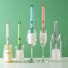 Long Handled Cups Cleaner Plastic Spong Detachable Sponge Cup Brush