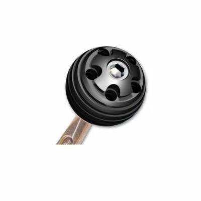 Bola de cambio de aluminio Billet de 2" de diámetro Longacre 52-22601 - rosca de 3/8"-16 Foto 1 de 3