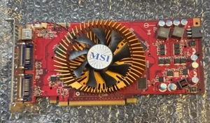 MSI N9800GT-T2D512-OC Nvidia GeForce 9800GT 512MB PCIe Gaming Graphics Card - Picture 1 of 2