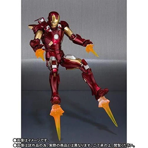 S.H.Figuarts Marvel Avengers IRON MAN MARK 7 Action Figure BANDAI from Japan Cover