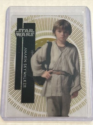 2015 Topps Star Wars High Tek Anakin Skywalker Gold #d 50/50 Card #88 Phantom - Image 1 of 3
