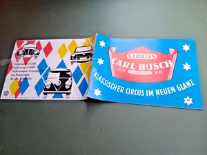 1962 programm CIRCUS CARL BUSCH NÜRNBERG GMBH cirque circo programme programma - Bild 1 von 3
