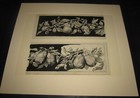1926 Tranquillo Marangoni. Disegno originale, matita su carta e china. 