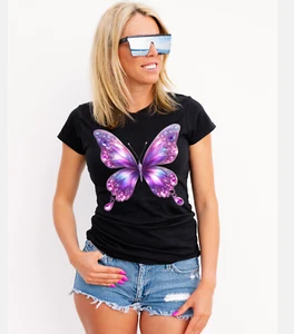 Butterfly Dreams Softstyle T-Shirt - Vibrant Graphic Tee, Nature Lover Gift - Picture 1 of 10