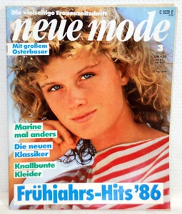 neue mode Die vielseitige Frauenzeitschrift 3/1986 - Bild 1 von 1