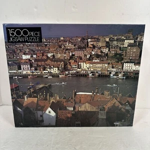 Whitman English Seaport 1500 Piece Puzzle 27"x33" No. 4681-1 Factory Sealed NEW - Picture 1 of 8