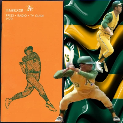 Oakland A's Media Guide 1970 con Reggie Jackson en portada Foto 1 de 3