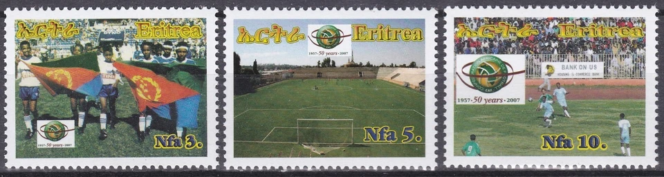 Eritrea: 2007: 50th Anniversary of the African Football Association, MNH - image 1 of 1