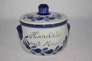 Handkäsetopf Handkästopf mit Musik, Steinzeug Vorratstopf, NEU - Bild 1 von 2
