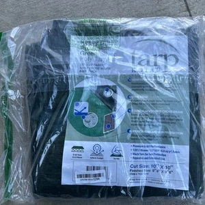 10 x 10Ft. Heavy-Duty Protection/Coverage Tarp, 8-mil, Reversible - Picture 1 of 2