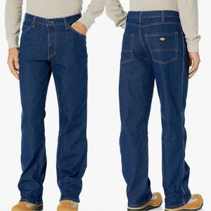Dickies FLEX Regular Fit 5-Pocket Jeans Men's Size 32x34 Medium wash blue Denim - Picture 1 of 16