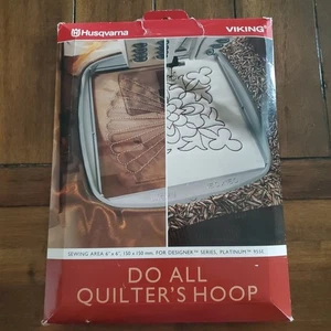 Husqvarna Viking Do All Quilter's Hoop 6" x 6" 150 x 150mm Designer Series 955E - Picture 1 of 13