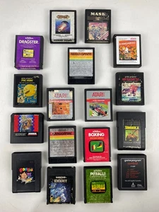Atari 2600 MASH  - EXOCET   - Pitfall! - Dragonfire - Kangaroo - Journey Game - Picture 1 of 11