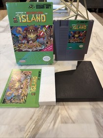 Adventure Island NES 1988 Complete CIB Box Manual Great Condition