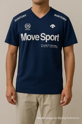 Camiseta Promocional DESCENTE Move Sport × SUNTORY Japón Rara Fútbol Fútbol L Foto 1 de 4