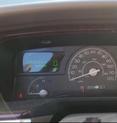 2003 2004 2005 Lincoln Town Car цифровой спидометр кластер 126,909 миль - Изображение 1 из 2