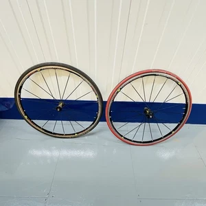 Mavic Ksyrium Elite 700c x 23 Wheelset Wheels & Tyres Continental Hutchinson - Picture 1 of 19