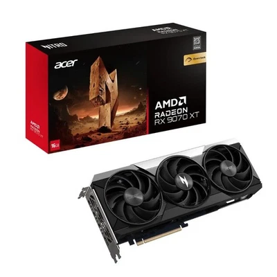 Acer Nitro Radeon RX 9070 XT OC 16GB GDDR6 GPU Graphics Card - Image 1 of 3