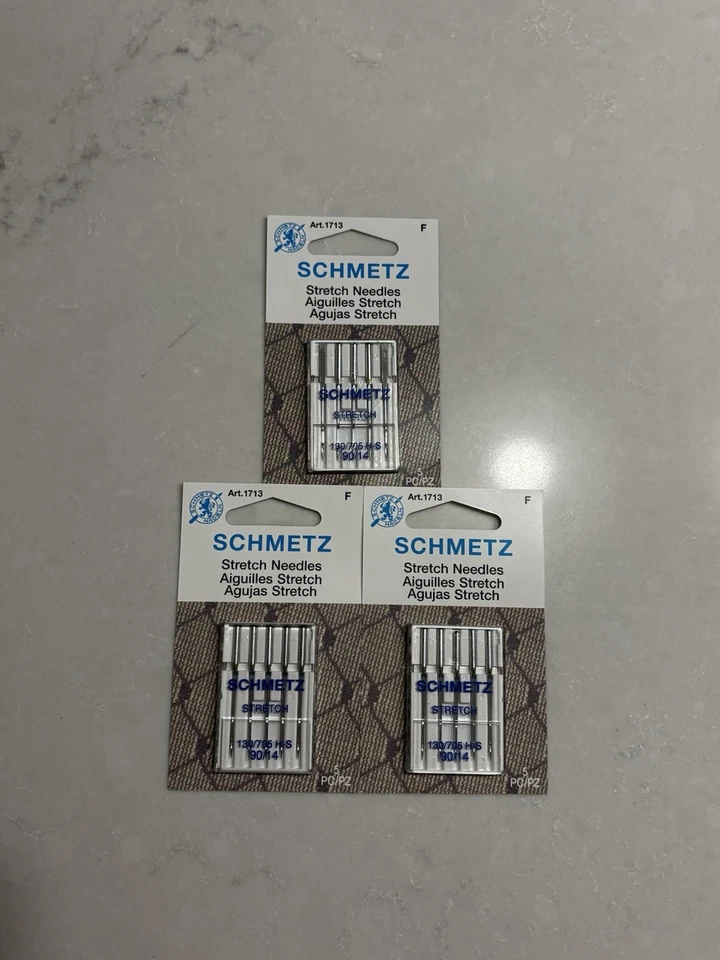 25 Schmetz Stretch Sewing Machine Needles 130/705H H-S Size 90/14
