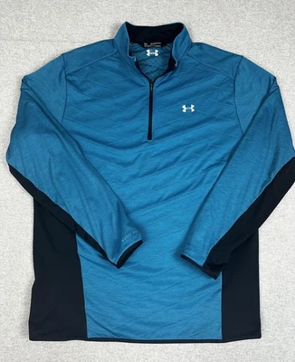 Sudadera de golf Under Armour Pullover para hombre 3XLT azul ColdGear Storm cuarto cremallera Foto 1 de 4