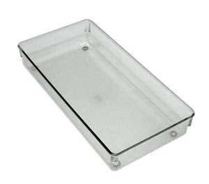 InterDesign 52650 Linus Clear Plastic Drawer Organizer 2 H x 6 W x 12 D in. - Picture 1 of 1