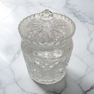 Waterford Crystal Lismore Biscuit Barrel Jar W/ Lid Approx 6 H X 5 W - Picture 1 of 10