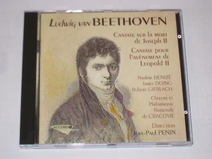 BEETHOVEN CANTATE MORT JOSEPH 2 LEOPOLD 2 DENIZE DOING GIERLACH JP PENIN ACCORD - Picture 1 of 1
