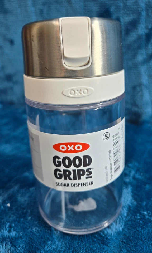 OXO Good Grips Non Breakable Sugar Dispenser Plastic - Stainless Steel Cap 9 Oz